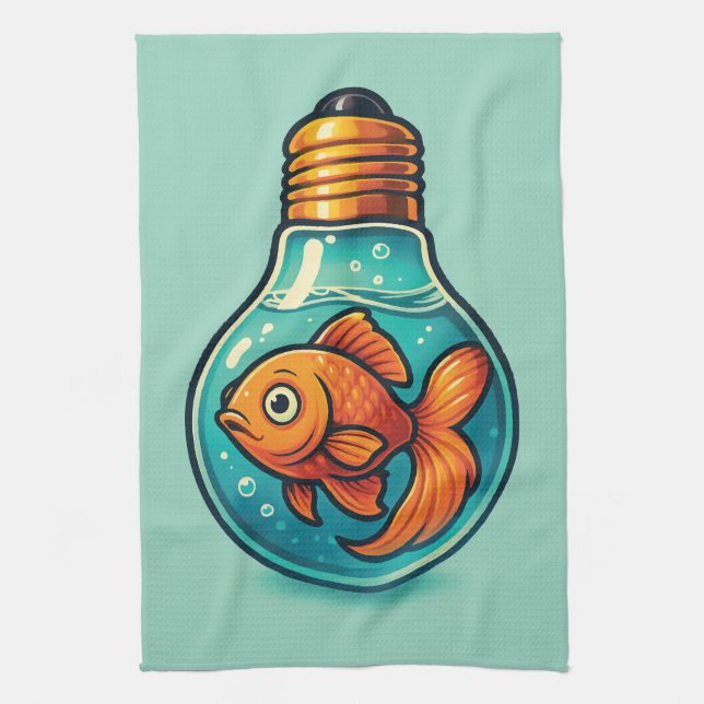 Trucker Hat Geschirrtuch (Vertikal)