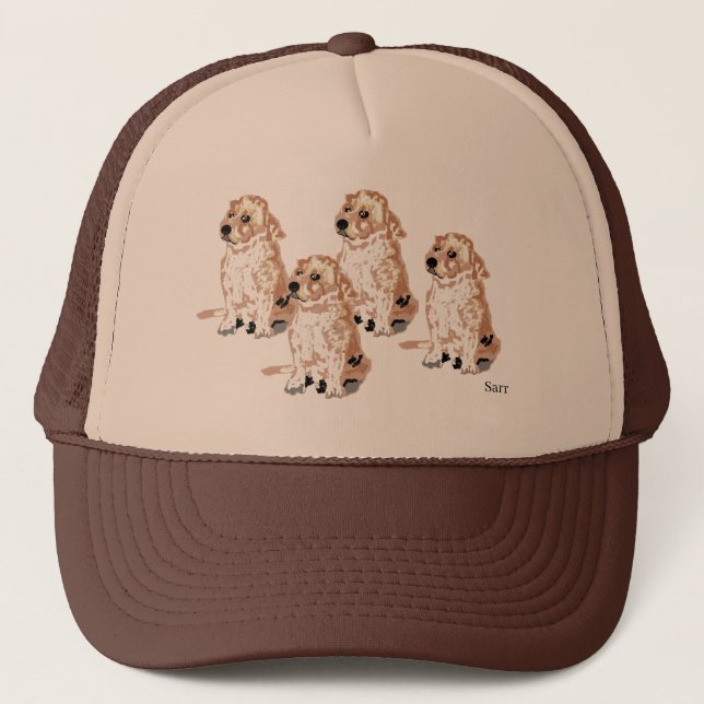 Trucker Hat : Labrador Retriever Truckerkappe (Vorderseite)