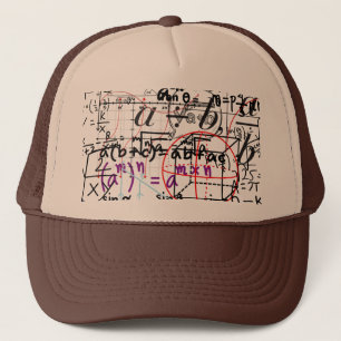 Trucker Hat mathematik gemustert Truckerkappe