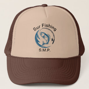 Trucker Hat Tan und Brown Fishing Truckerkappe
