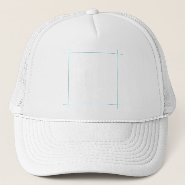Trucker Hat Template Truckerkappe (Vorderseite)