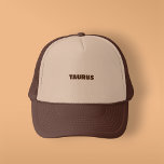 Trucker Hat Truckerkappe<br><div class="desc">Taurus (Altgriechisch: ῦ, romanisiert: Taûros, Latein für "Bull") ist das zweite astrologische Zeichen im modernen Zodiac. Er erstreckt sich von 30° bis 60° des Zodiakts. Dieses Zeichen gehört zum Erdenelement oder der Dreiheit, sowie zu einer festen Modalität, Qualität oder Vierdeutigkeit. Es ist ein von der Venus dominiertes Zeichen, der Mond...</div>