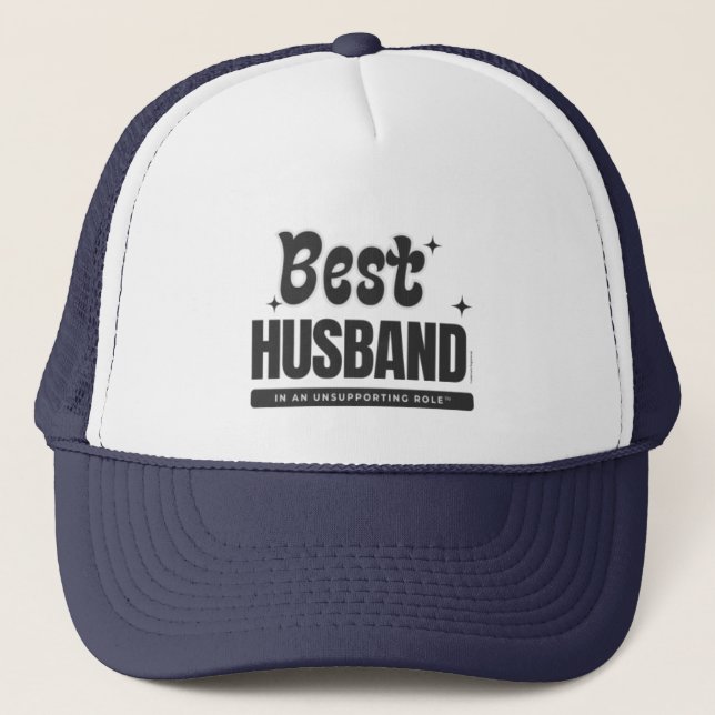 Trucker Hat Unsupporting Role-Husband Truckerkappe (Vorderseite)