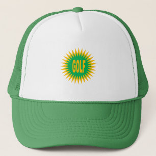 Trucker Hat weiß und grün SUN GOLF Truckerkappe