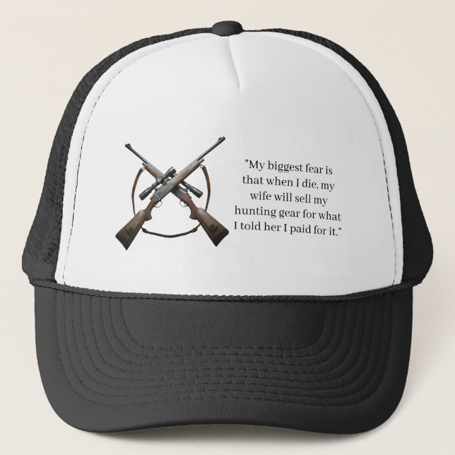 Trucker hat . With funny quote on it. Truckerkappe (Vorderseite)