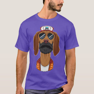 Trucker Hund I Truck Fahrer Vizsla T-Shirt