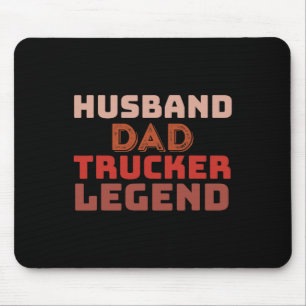 Trucker Legende Vatertag Trucker Papa Geschenke Mousepad