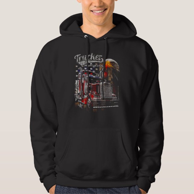 Trucker – Lifeline of America Hoodie (Vorderseite)