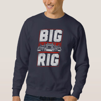 Trucker LKW-Fahrer Vintage Big Rig Sweatshirt