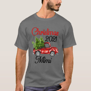 Trucker Mimi Weihnachtsbaum Pajamas Matching Famil T-Shirt
