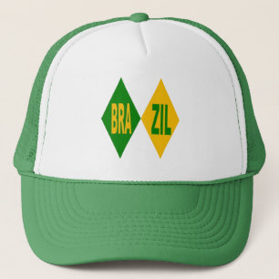 Trucker-Mütze grün BRAZIL Truckerkappe