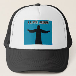 Trucker-Mütze  ich liebe Jesus Truckerkappe