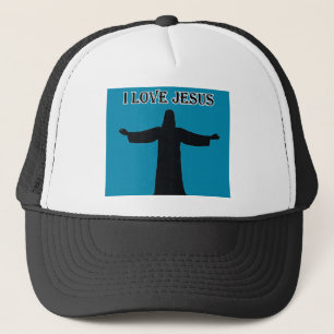Trucker-Mütze ich liebe Jesus Truckerkappe
