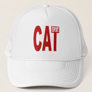 Trucker-Mütze weiß Design CATALUNA ESPORT Truckerkappe
