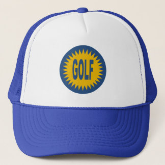 Trucker-Mütze weißes und königliches   GOLF Truckerkappe