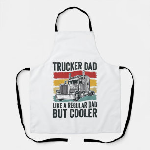 Trucker Papa wie ein normaler Papa, aber cooler Sh Schürze
