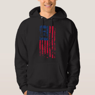 Trucker Patriotic American Flag 4. Juli USA Tr Hoodie