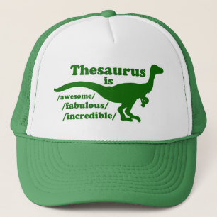 Trucker Thesaurus Dinosaur Truckerkappe