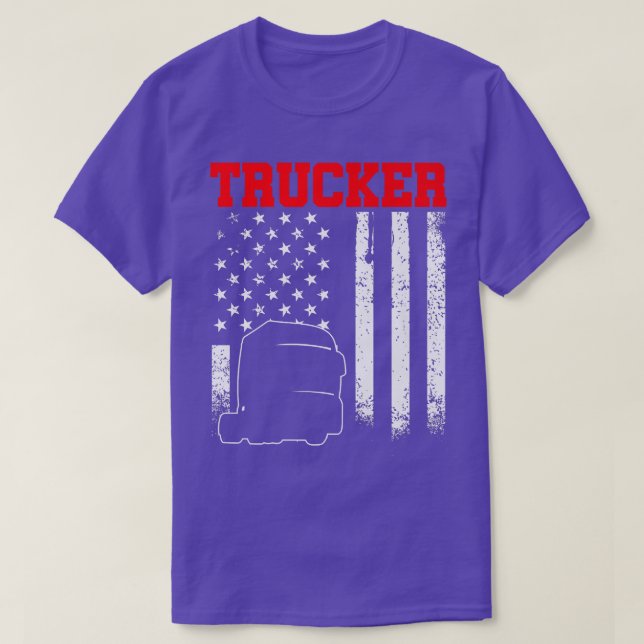 Trucker Truck Driver 2953 T-Shirt (Design vorne)