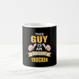 Trucker Truck Liebe LKWs Funny Gift Idea Kaffeetasse