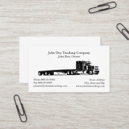 Trucker Trucking Business Card Visitenkarte