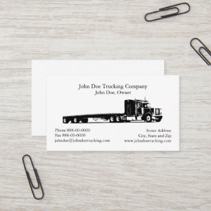 Trucker Trucking Business Card Visitenkarte