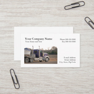 Trucker Trucking Business Card Visitenkarte