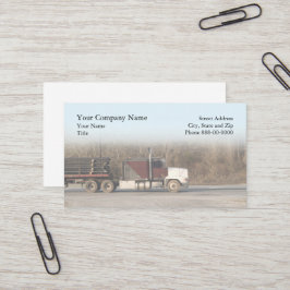 Trucker Trucking Business Card Visitenkarte