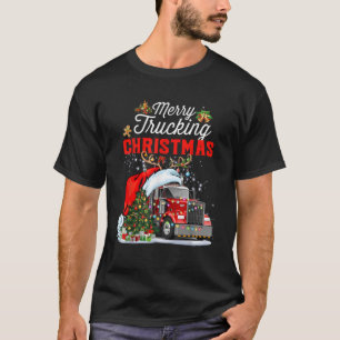 Trucker Weihnachten Frohe Trucking Weihnachten für T-Shirt