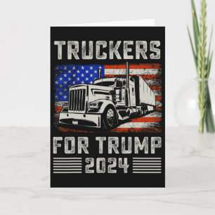 Truckers For Trump Amerikanische Flagge - Trump Vi Karte
