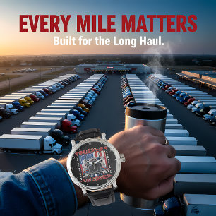 Truckers Move America: Sterne und Streifen Armbanduhr