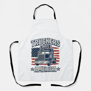 Truckers Move America Vintage-Truck-Shirt-Design_1 Schürze