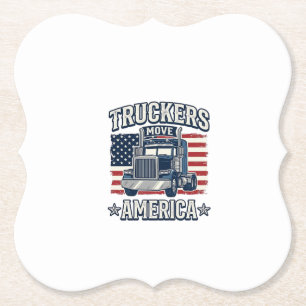 Truckers Move America Vintage-Truck-Shirt-Design_1 Untersetzer