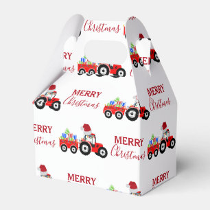 Truckfarm Red Christmas Tractor Geschenkschachtel