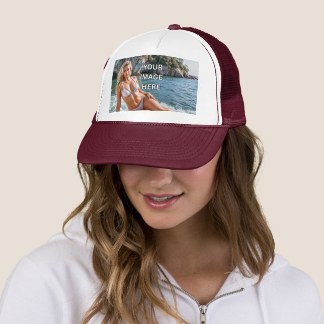TRUCKIN’! 🧢 Trucker-Mütze – Bild oder Text hinzuf Truckerkappe (Beispiel)