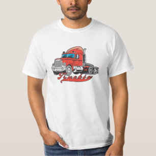Truckin Wert-Shirt für Männer, die LKWs fahren T-Shirt