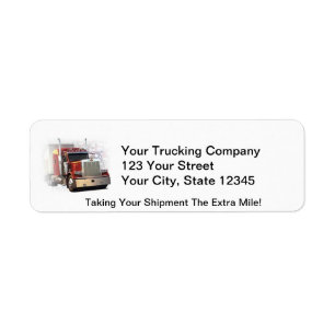 Trucking Address Labels