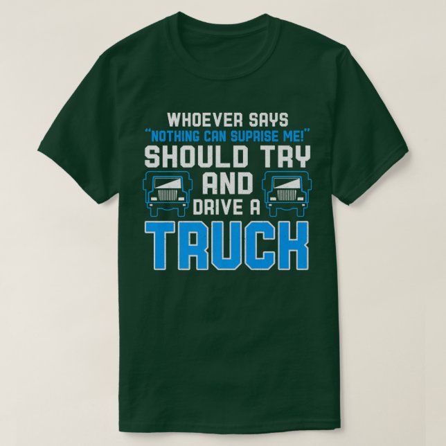 Trucking Country Trucker Diesel Freight Truck Driv T-Shirt (Design vorne)