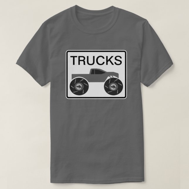 Trucks Street Sign T-Shirt (Design vorne)
