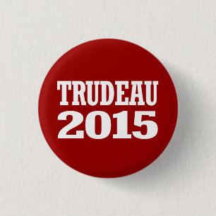Trudeau 2015 button