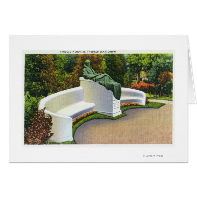Trudeau Memorial, Trudeau Sanatorium Szene (Vorderseite (Horizontal))