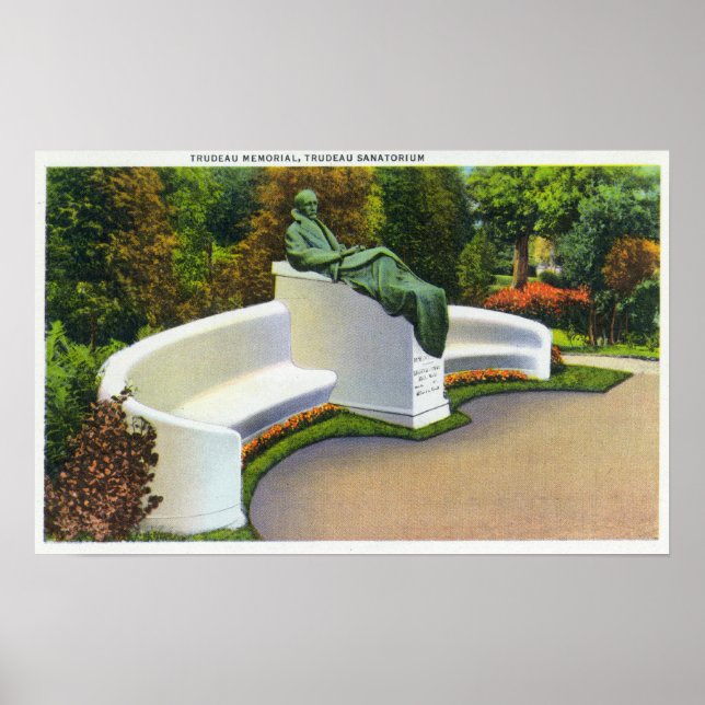 Trudeau Memorial, Trudeau Sanatorium Szene Poster (Vorne)