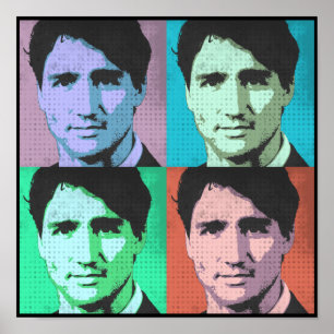 Trudeau Pop Art Poster