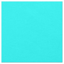 True Aqua Colored Fabric #00FFFF