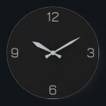 True Black 000000 Color - Option Name hinzufügen Große Wanduhr<br><div class="desc">Fügen Sie einen Namen, Initialen oder Text hinzu, oder behielt Sie die Farbe alleine. Farbkoordinaten mit anderen Elementen des Ladens basierend auf dem Namen und dem HEX-Code (sechsstellige Hex-Triole). Verwenden Sie diesen Code, um andere Elemente zu mischen, zu ergänzen und anzupassen, um diese zu ergänzen oder um anderen Auflistungen hinzuzufügen....</div>