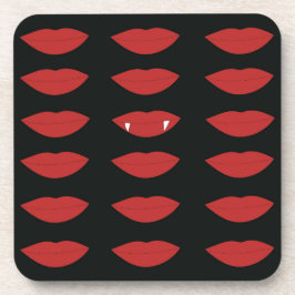 True Black and Red Vampire bleibe Getränkeuntersetzer