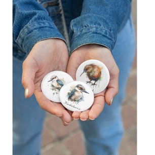 True Blue Kookaburra, Brauch Button