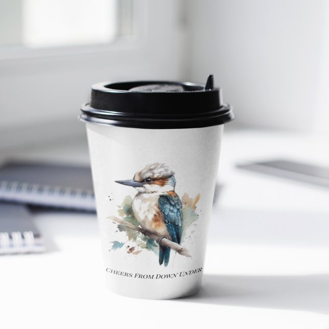 True Blue Kookaburra, custom Pappbecher (Von Creator hochgeladen)