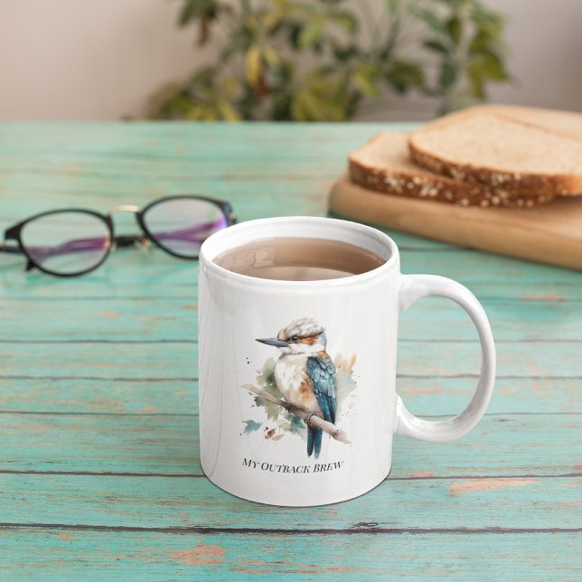 True Blue Kookaburra, individuell Kaffeetasse (Von Creator hochgeladen)