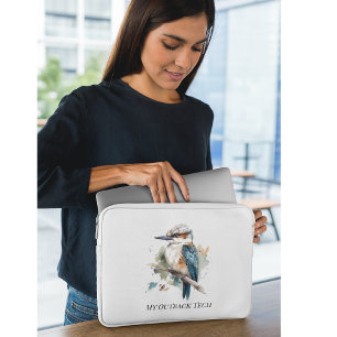 True Blue Kookaburra, individuell Laptopschutzhülle